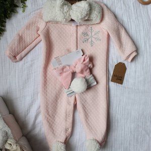 Brand New Chick Pea Winter Bundle with Bows! 3-6
